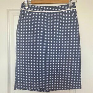 Polka dot pencil skirt